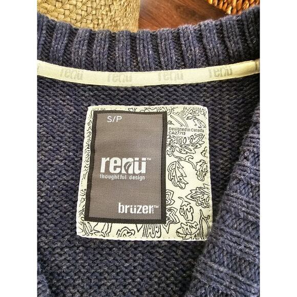 Bruzer Renu Women's Pittsburgh University Cardigan Sweater Size S EUC Navy - Picture 10 of 13